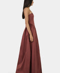 Hansen & Gretel Audrey Gown - Pinot - 14 / Brown - Dresses