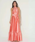 Hansen & Gretel Gateau Gown in Watermelon - 8 / Pink - Dresses