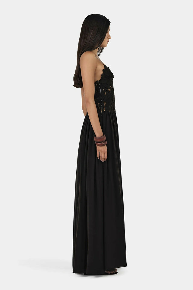 Hansen & Gretel Stephanie Maxi Dress Black Size XS & S - Dresses