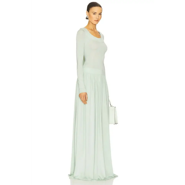 Helsa Aesther Jersey Dress Seafoam Mint Green Size S - 8 / Green - Dresses