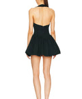Helsa Fallie Halter Mini Dress - 8 / Black - Dresses