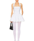Helsa Fallie Halter Mini Dress White - 8 / White - Dresses