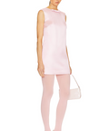 helsa satin mini dress Helsa Heavy Satin Mini Dress in Pale Pink