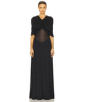 Helsa Philomena Jersey Dress Black Size XS & M - Dresses