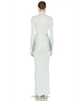 Helsa Slinky Jersey Sarong Maxi Dress Mint Green Size XS & M - Dresses