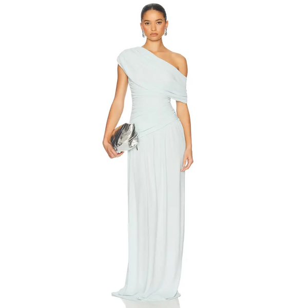 Helsa The Apolla Jersey Dress Blue Size S Passion | Passion For Fashion