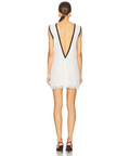 Helsa The Lace Mini Dress White Size XS & S - Dresses
