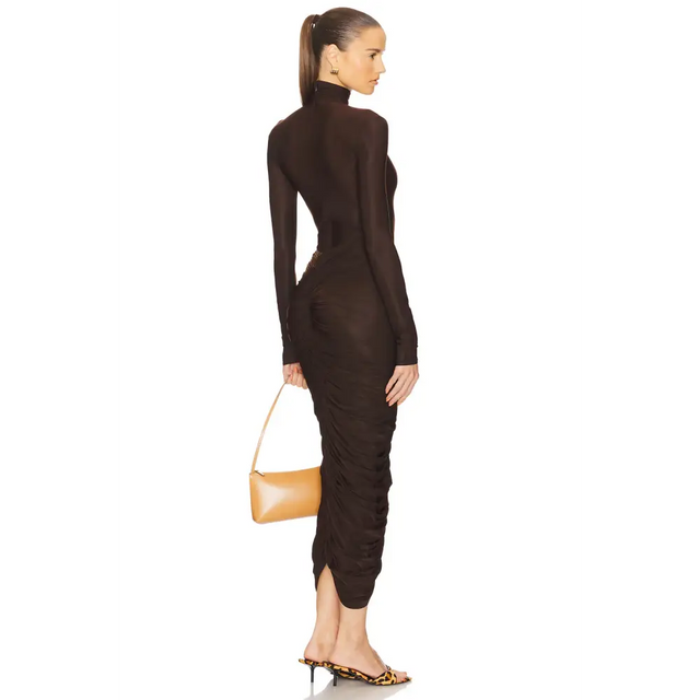 Helsa The Super Sheer Ruched Dress Passion For Fashion