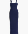 Herve Leger Crystal Embellished Gown Navy Size M / AU 10 - 10 / Blue - Dresses