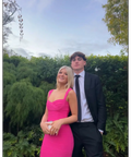 Herve Leger Pink Sweetheart Gown - Dresses
