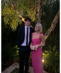 Herve Leger Pink Sweetheart Gown - Dresses