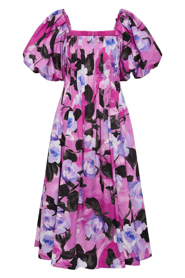 Aje Francesca Midi Dress Purple