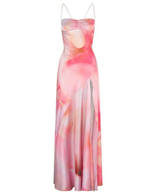 HNTR Gaia Gown in Lillie - 6 / Multi - Dresses