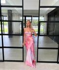 HNTR Gaia Gown in Lillie - 6 / Multi - Dresses