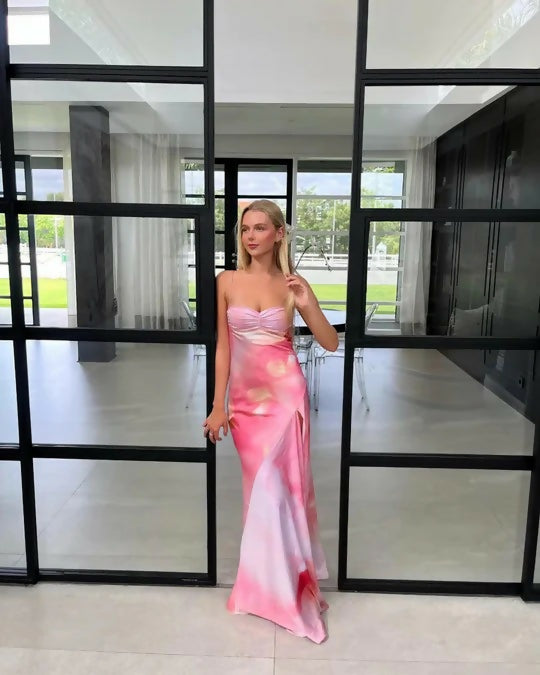 HNTR Gaia Gown in Lillie - 6 / Multi - Dresses