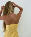 HNTR The Label Gaia Gown in Gold Sun - 6 / Yellow - Dresses