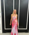 Hntr The Label Gaia Gown in Lillie Print - 6 / Print - Dresses