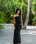 HNTR The Label Huxley Gown in Black - Dresses