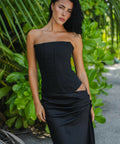 HNTR The Label Huxley Gown in Black - Dresses
