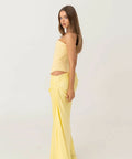 HNTR The Label Huxley Gown in Lemon - Dresses