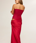 HNTR The Label Huxley Gown in Wine - Dresses