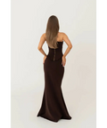 HNTR The Label Louie Gown in Chocolate Brown Size XS & S - Dresses