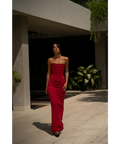 HNTR the Label Louie Gown in Red - 6 / Red - Dresses