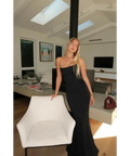 HNTR the Label Noir Louie Gown - Dresses