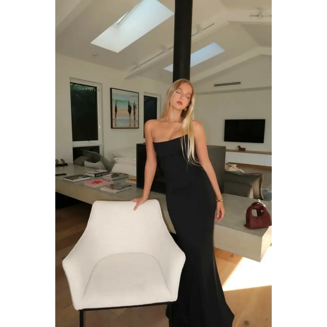 HNTR the Label Noir Louie Gown - Dresses