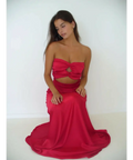 HNTR the Label Wine Inka Gown - Dresses