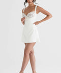 House of CB Adriana Mini Ivory - 8 / White - Dresses