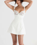 House of CB Adriana Mini Ivory - 8 / White - Dresses