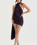 House of CB Aida Dress - Night Shade - 8 / Navy - Dresses