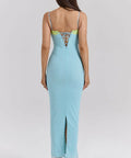 House of CB Aiza Maxi Ocean Blue - 8 / Blue - Dresses