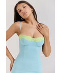 House of CB Aiza Ocean Midi - 8 / Blue - Dresses
