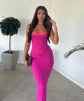 House of CB ‘Aiza’ Raspberry Maxi - S (Bigger Cup Size) / Pink - Dresses