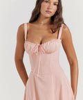 House of CB - House of CB Carmen Baby Pink Bustier