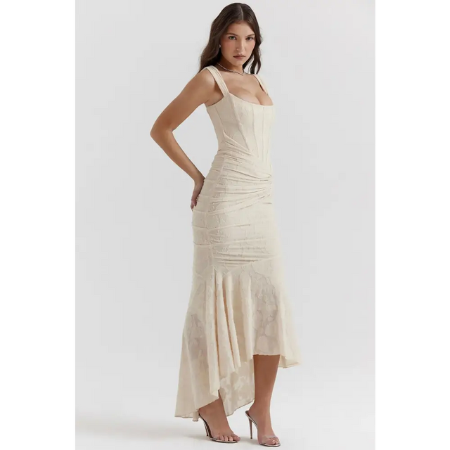 House of CB Cesca Vintage cream - 6 / White - Dresses