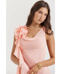 House of CB Charla Soft Apricot/Pink Mini Dress - Sizes XS & - Dresses