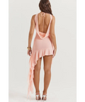 House of CB Charla Soft Apricot/Pink Mini Dress - Sizes XS & - Dresses