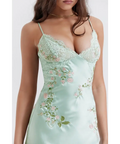 House of CB Fallon Light Jade Midi Dress - 6 / Green - Dresses