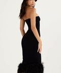 House of CB Fionula Black Strapless Corset Dress - 6 / Black - Dresses