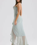 House of CB Gabriella Gown Pistachio - 8 / Green - Dresses