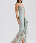 House of CB Gabriella Gown Pistachio - 8 / Green - Dresses