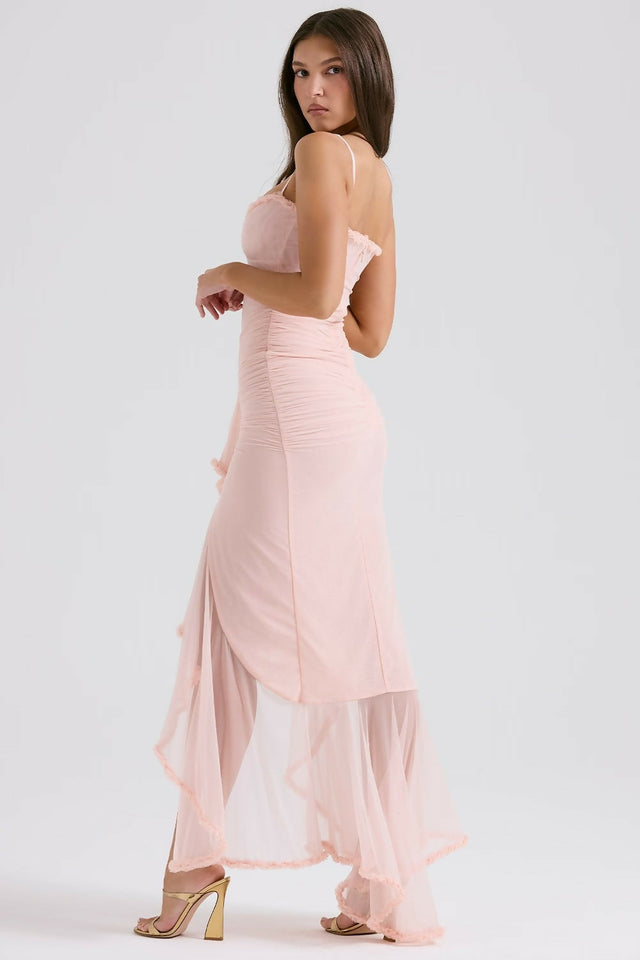 House of CB Gabriella Gown Soft Peach - 8 / Peach - Dresses