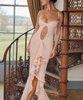 House of CB Gabriella Gown Soft Peach - 8 / Peach - Dresses