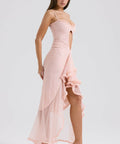 House of CB Gabriella Gown - Soft Peach - 8 / Pink - Dresses
