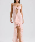 House of CB Gabriella Gown - Soft Peach - 8 / Pink - Dresses
