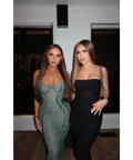 House of CB ‘Joelle’ Lace Forest Midi - XS / Green - Dresses