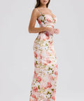 House of CB Josefina Maxi Dress Pink Peony - 6 / Floral - Dresses